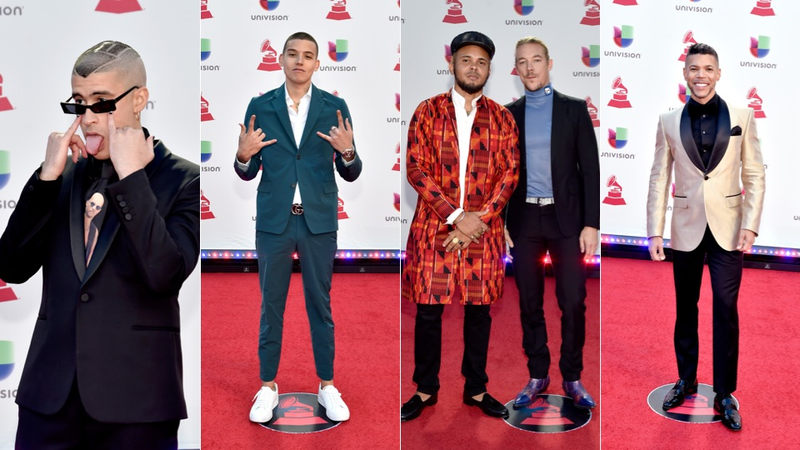 Illustration for article titled The 2018 Latin Grammys Red Carpet Was Positively Dripping With Glamour (Drip Drip)